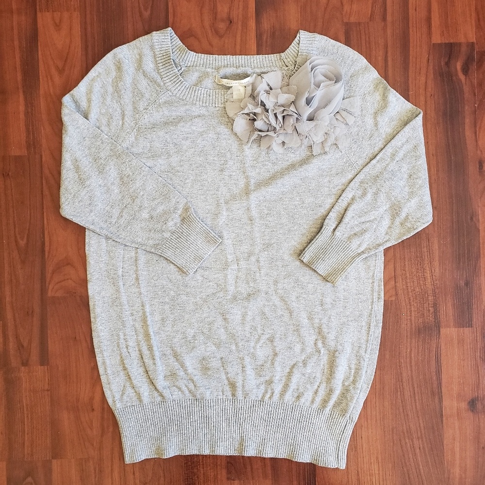 3/$25 LC Lauren Conrad flower detail sweater